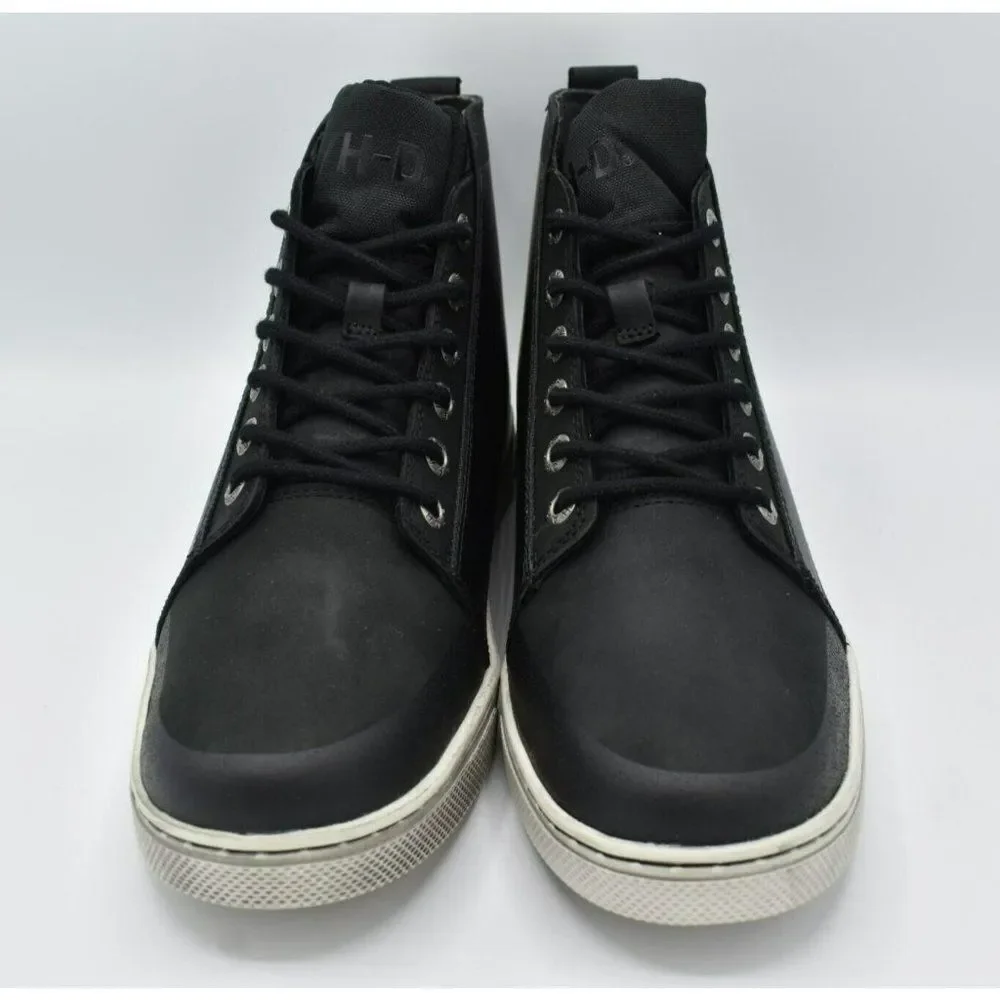 Harley Davidson Mens Size 11.5 Merton Black Leather Motorcycle Boots D93660‎